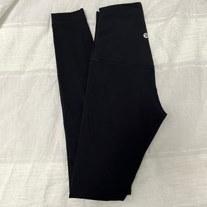 Lululemon Align Leggings, Black, 28 inch length